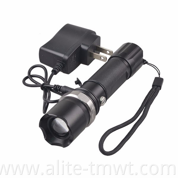 Aluminum Signal Traffic Wand Rechargeable Power LED Light Baton Torch